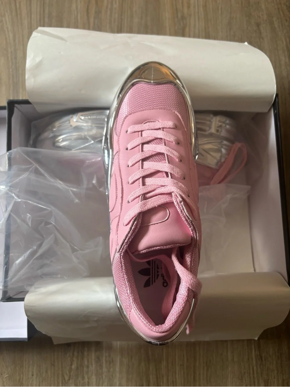 Dessiner collab sneackers silver metalic new - Picture 4 of 10